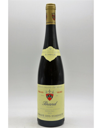 Zind Humbrecht Alsace Grand cru Riesling Brand Vieilles Vignes 2010