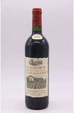 Clos de Gamot Cahors 2003