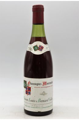 Louis Bernard Chassagne Montrachet 1978 rouge -5% DISCOUNT !