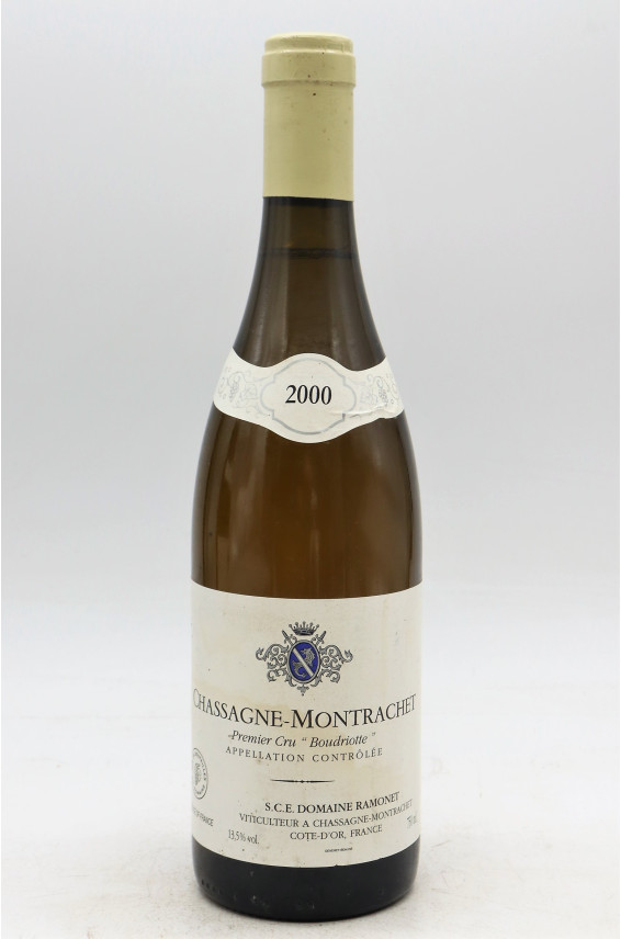Ramonet Chassagne Montrachet 1er cru Boudriottes 2000 blanc