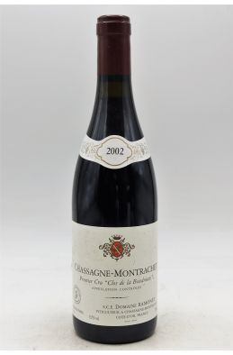 Ramonet Chassagne Montrachet 1er cru Clos de la Boudriotte 2002 rouge