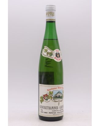 Binner Alsace Grand cru Gewurztraminer Kaefferkopf Cuvée Centenaire 1988 -10% DISCOUNT !