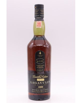 Lagavulin Islay Single Malt Scotch Whisky Double Matured 1989 70cl