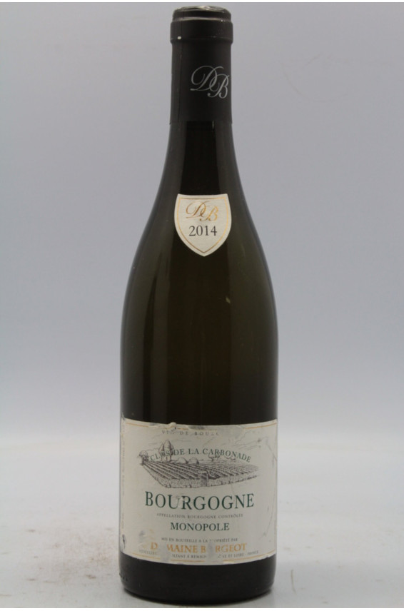 Borgeot Bourgogne Clos de la Carbonade Monopole 2014