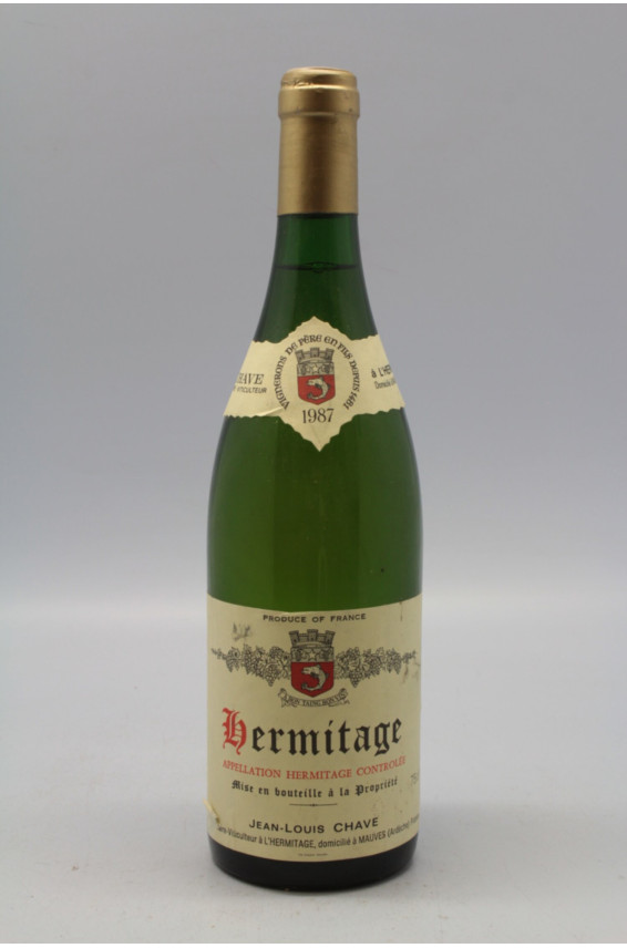 Jean Louis Chave Hermitage 1987 blanc