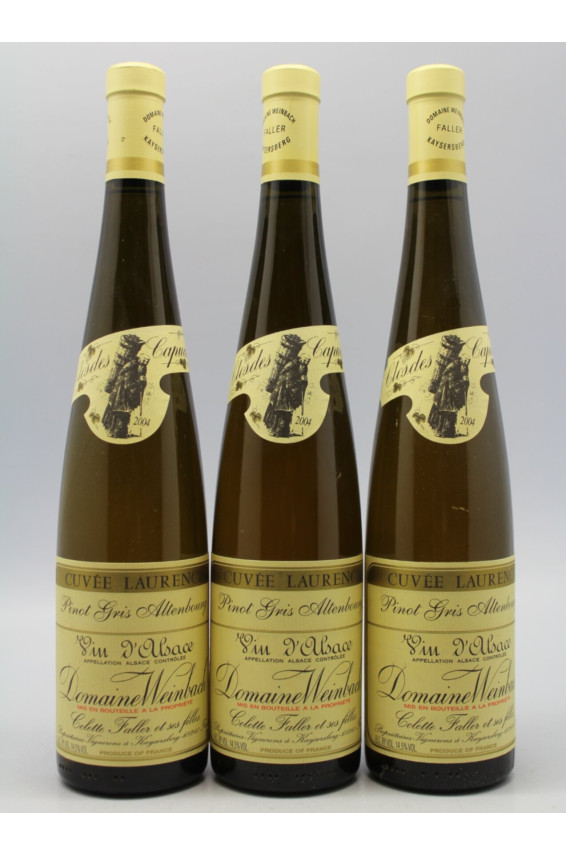 Weinbach Alsace Pinot gris Altenbourg Clos des Capucins Cuvée Laurence 2004