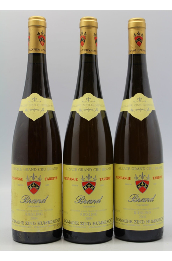 Zind Humbrecht Alsace Grand cru Riesling Brand Vendanges Tardives 2004
