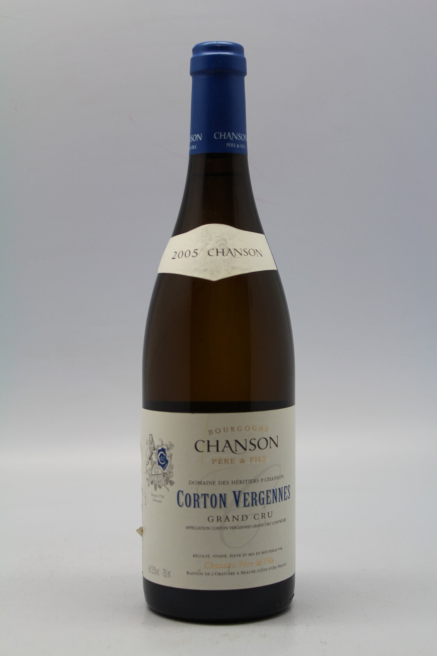 Chanson Corton Vergennes 2005 blanc - VINS & MILLESIMES