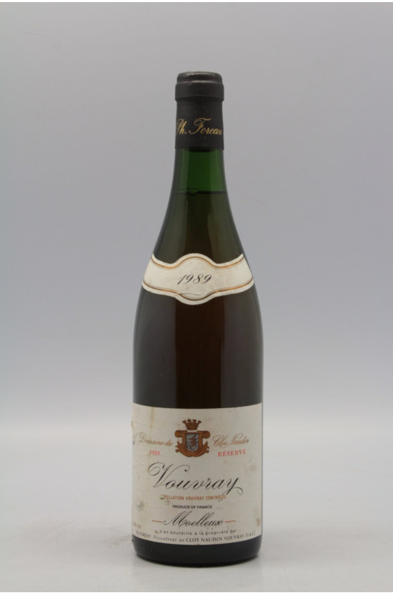 Foreau Vouvray Moelleux Reserve 1989