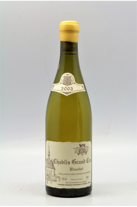 Raveneau Chablis Grand cru Blanchot 2003 -5% DISCOUNT !