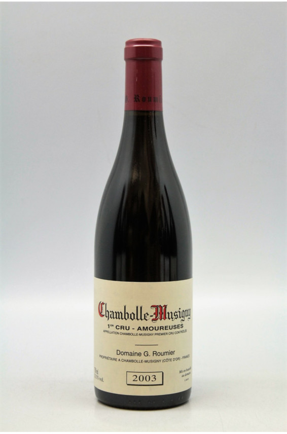 Georges Roumier Chambolle Musigny 1er cru Les Amoureuses 2003