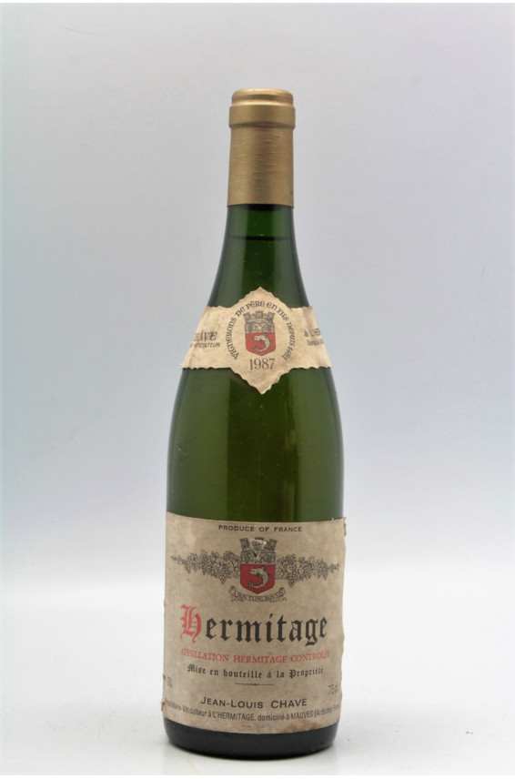 Jean Louis Chave Hermitage 1987 blanc