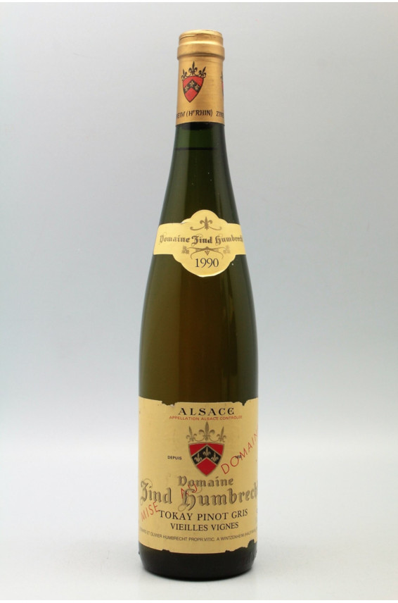 Zind Humbrecht Alsace Tokay Pinot Gris Vieilles Vignes 1990