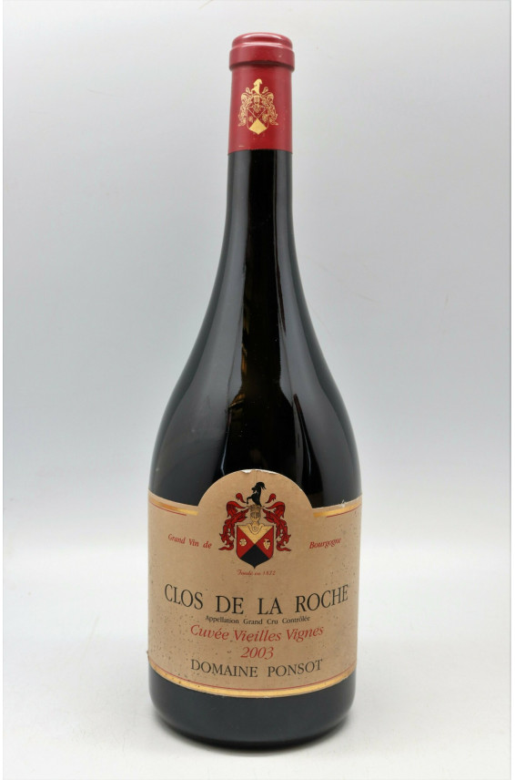 Ponsot Clos de la Roche Vieilles Vignes 2003 Magnum - PROMO -5% !