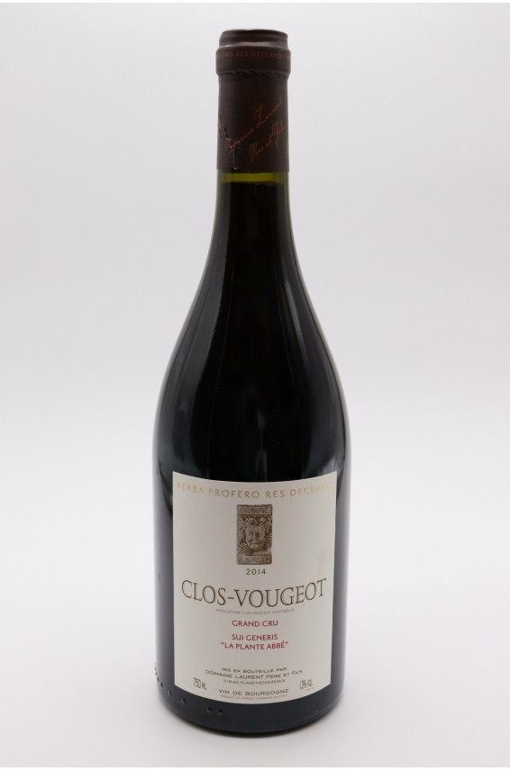 Dominique Laurent Clos Vougeot Sui Generis La Plante l'Abbe Vieilles Vignes 2014