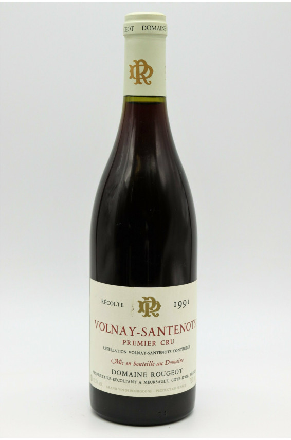 Rougeot Volnay 1er cru Santenots 1991