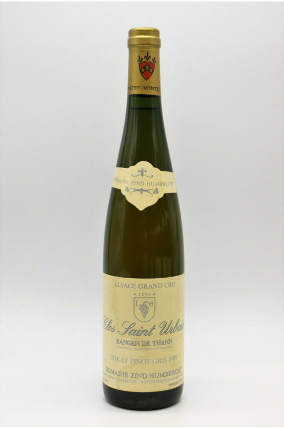 Zind Humbrecht Alsace Grand Cru Pinot Gris Rangen de Thann Clos Saint Urbain 1989