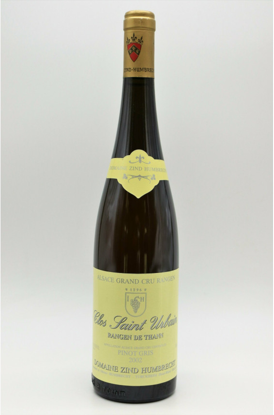 Zind Humbrecht Alsace Grand Cru Pinot Gris Rangen de Thann Clos Saint Urbain 2002