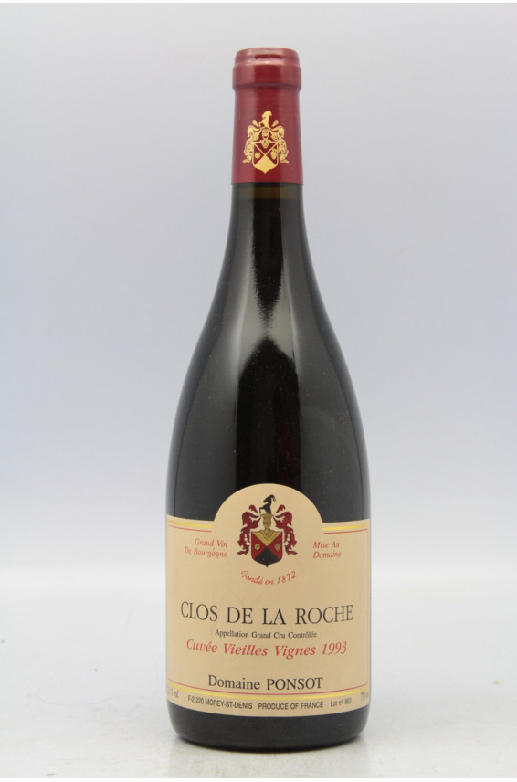 Ponsot Clos de la Roche Vieilles Vignes 1993
