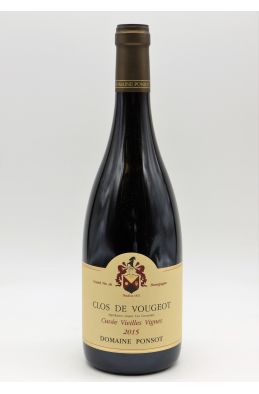 Ponsot Clos Vougeot Cuvée Vieilles Vignes 2015
