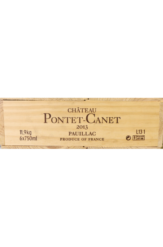 Pontet Canet 2013 OWC - VINS & MILLESIMES